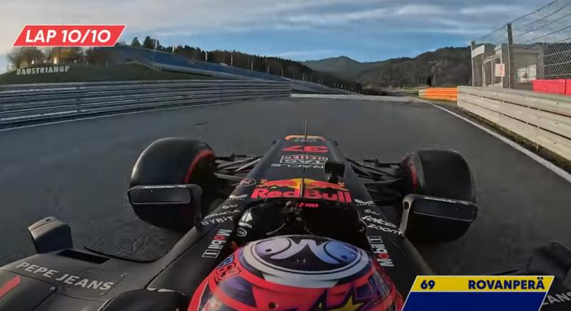 Videó: Így zajlott Rovanpera F1-es Red Bull-tesztje