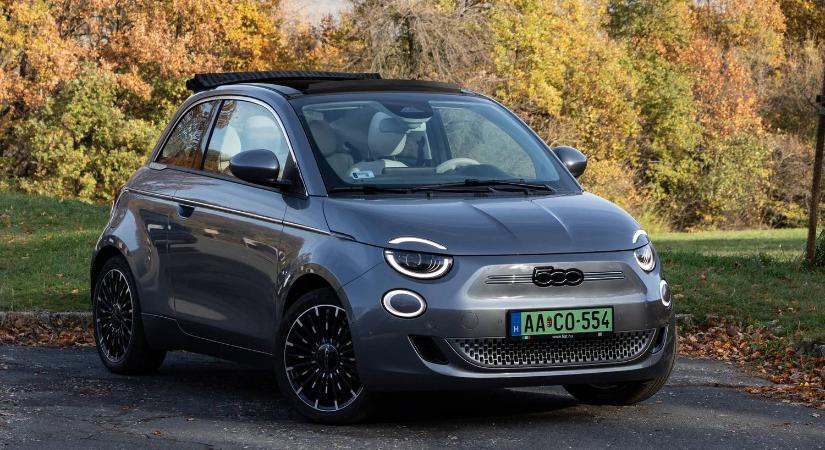 Kétezres évekbeli romantikus tinivígjáték - Teszt: Fiat 500e Cabrio - 2024.