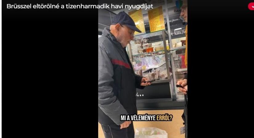 A pécsi nyugdíjasok sem örülnének a 13. havi nyugdíj eltörlésének (videó)