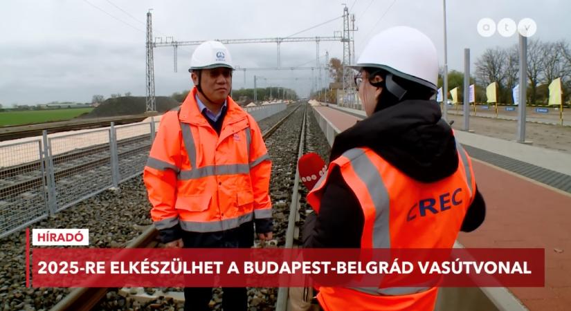 A kínai beruházó megerősítette, jövőre elkészül a Budapest–Belgrád-vasútvonal