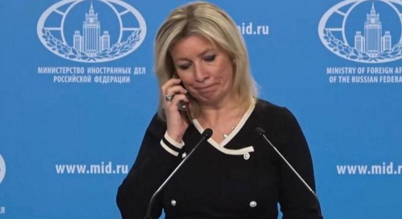 A háború egyik legkínosabb jelenetét hozta össze Oroszország és Marija Zaharova – videó