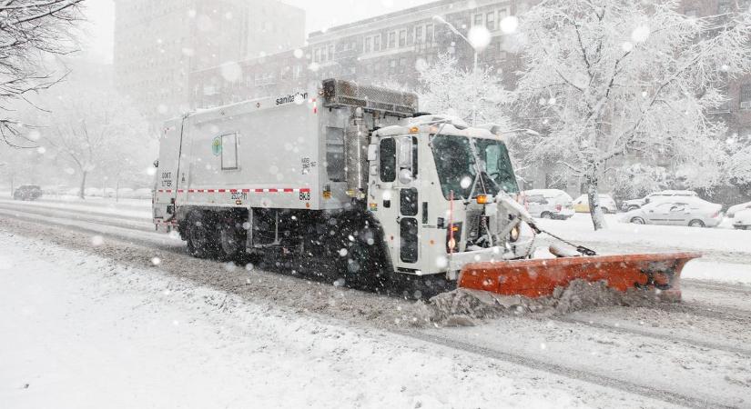 Durva adatok a várható hó mennyiségéről: hihetetlen szám látszik Szolnok neve mellett