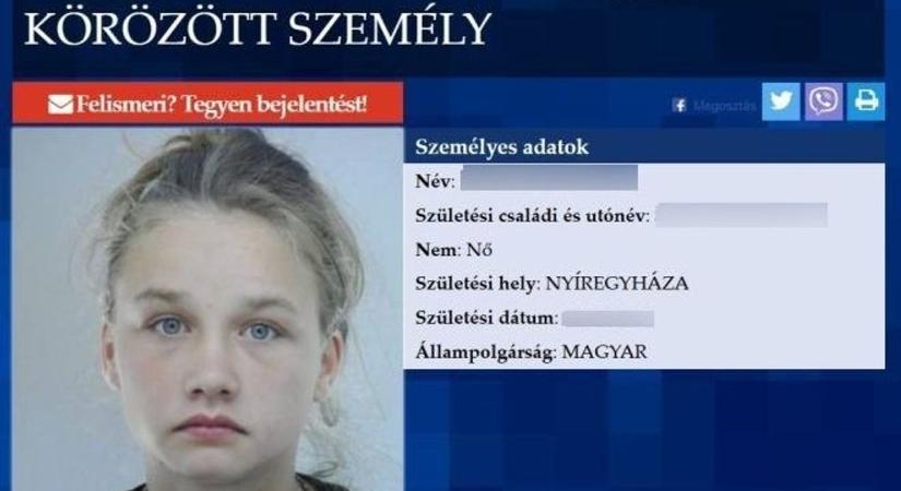 Emberölés bűntette miatt köröznek egy 16 éves nyíregyházi lányt