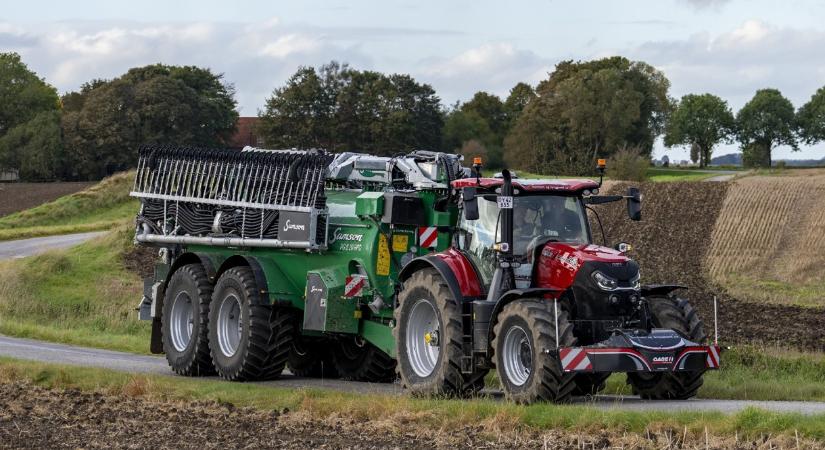 A Samson Agro és a Vredestein Tyres együttműködése, hígtrágyahordó tartálykocsi innovatív abroncstesztje