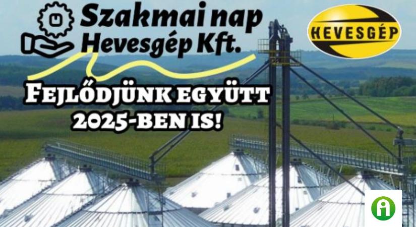 Hevesgép Kft. – Szakmai nap