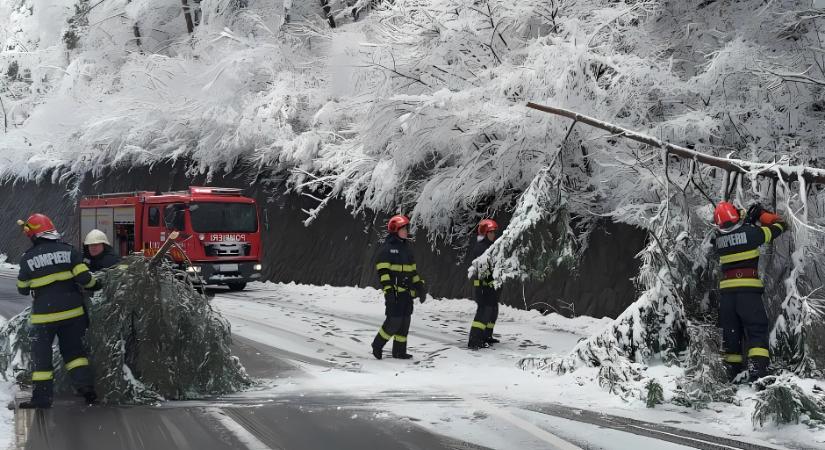 Tizenhárom megyében volt szükség a katasztrófavédelemre az időjárás miatt