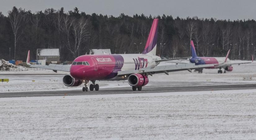 Betett a tél a Wizz Air-nek is: ennyit késett a magyarok kedvenc járata