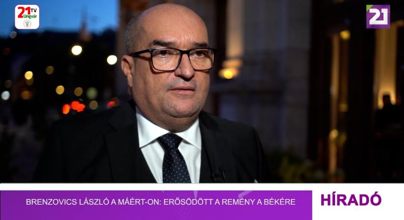 Brenzovics László a MÁÉRT-on: erősödött a remény a békére (videó)