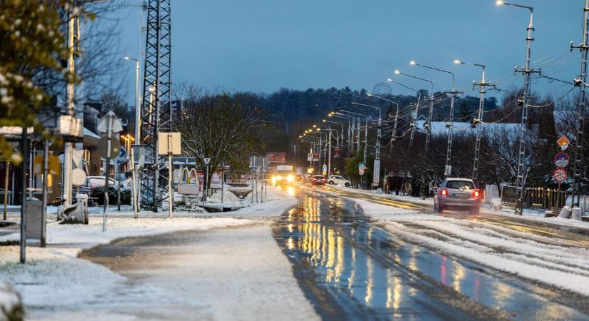 Így szakadt a hó Somogyra - hétvégét talán megússzuk