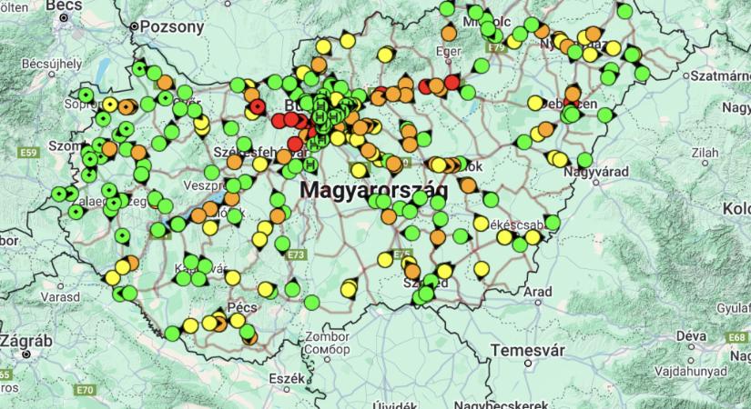 Az első hó délutánja: teljes káosz van a vasúti közlekedésben