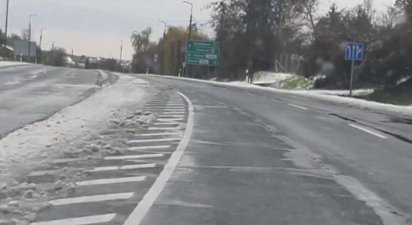 Hó borítja Kaposvár környékét - olvasói videó