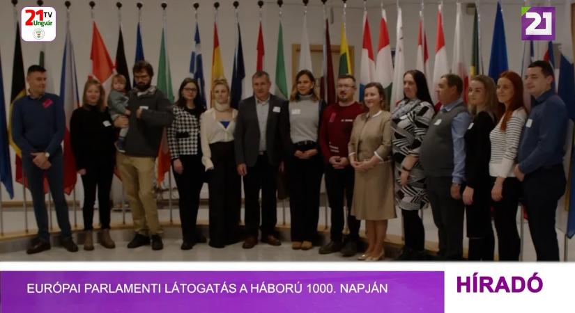 Európai Parlamenti látogatás a háború 1000. napján (videó)