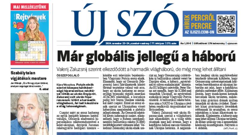 Miről ír a szombati Új Szó?