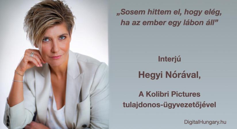 „Sosem hittem el, hogy elég, ha az ember egy lábon áll” – interjú Hegyi Nórával