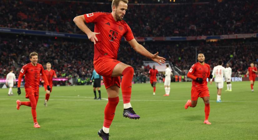 Kane mesterhármasával robog tovább az első helyen a Bayern