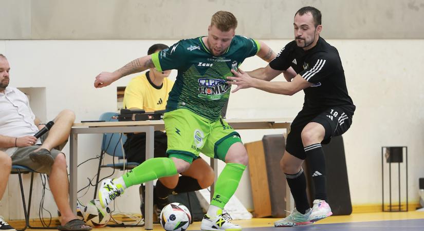 Nem termett babér a hajdú-bihari férfi futsalosoknak a Dunántúlon