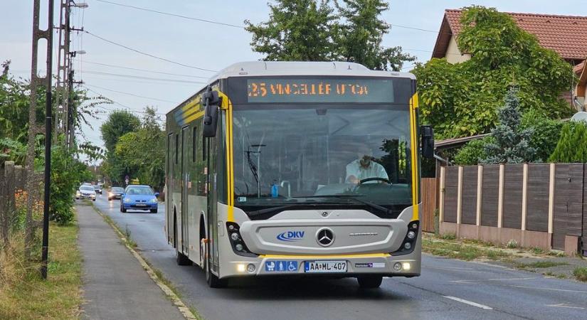 Ismét eredeti útvonalon a 25-ös buszok Debrecenben