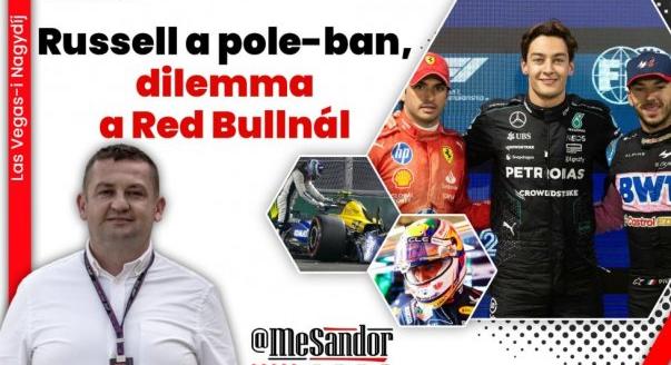 Russell a pole-ban, dilemma a Red Bullnál