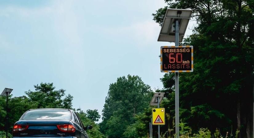 Új sebességmérőket helyeznek el Újfehértón