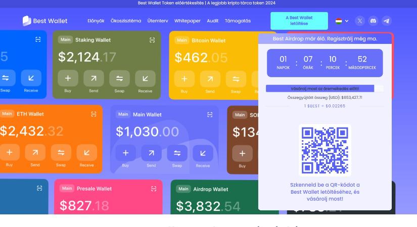 A Best Wallet exkluzív ICO-ja már 600 ezer dollárnál jár