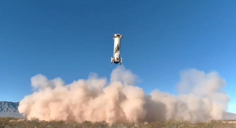 Sikeres volt a Blue Origin legújabb emberes küldetése