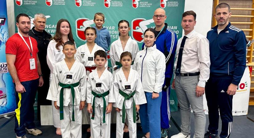 Egy híján egy tucat érem egyéniben a Máté Taekwondotól