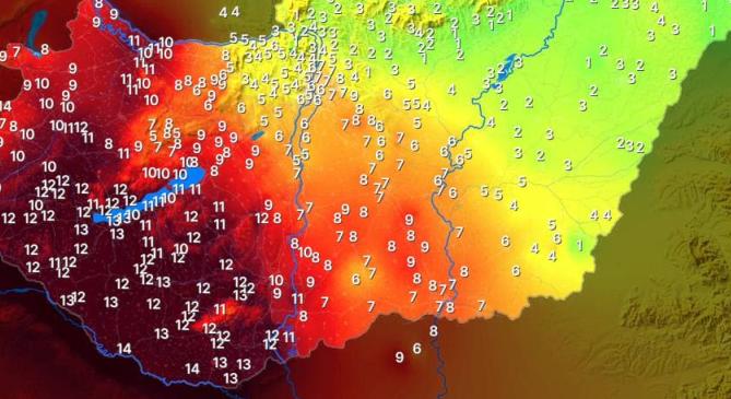 Délnyugaton beköszöntött a tavasz