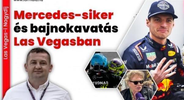 Helyszíni: Mercedes-siker és bajnokavatás Las Vegasban