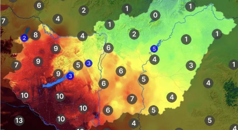 Kettészakad az ország, de nem ÚGY, hanem hőmérsékletileg