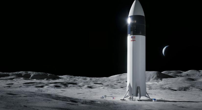 Új képeken mutatja meg a NASA és a SpaceX, hogy is képzelik el a holdra szállást