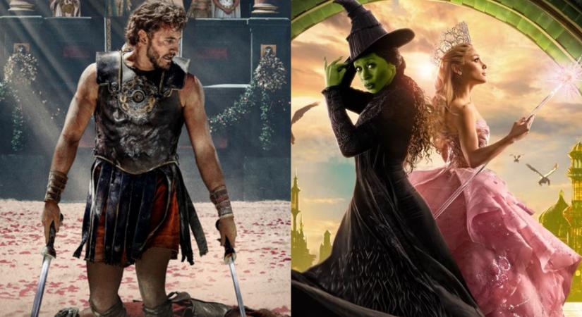 [BOX OFFICE USA] Óriási sikerrel nyitott a Wicked, és bár a Gladiátor II. az elvárásokon aluli teljesítményt produkált, így sincs oka a szégyenre