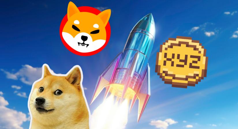 A Shiba Inu 70%-os növekedést céloz, a Dogecoin 250%-kal szárnyal, de a felhajtás egy új mémérme köré összpontosul!