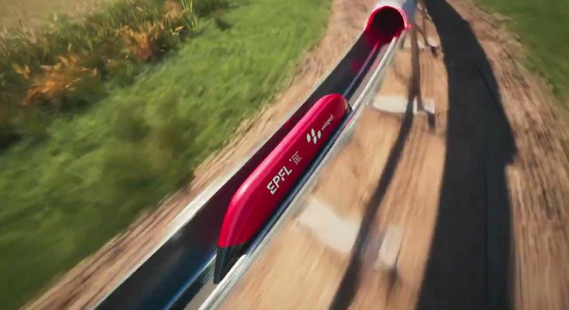 Európai hyperloop sebességrekord: a modell közel 500 km/h-val száguldott