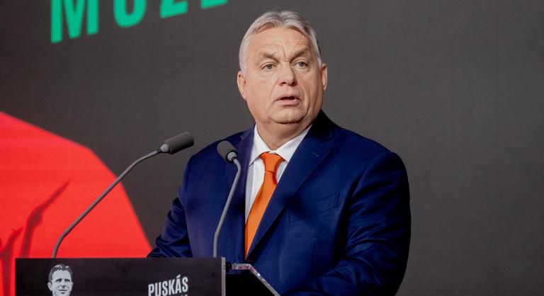 Orbán Viktor a Puskás Múzeum megnyitóján: komolyan vettük, amit két fröccs között ígértünk neki