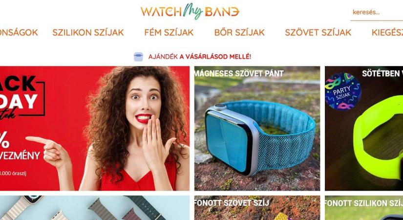 Utolsó Black Friday hét a WatchMyBand.hu csapatnál: hatalmas kedvezmények az óraszíjakra és kiegészítőkre