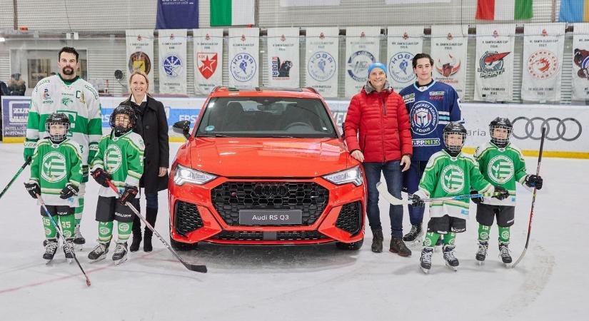 Audi a jégen - Különleges mérkőzés a Győri Jégsport Központban