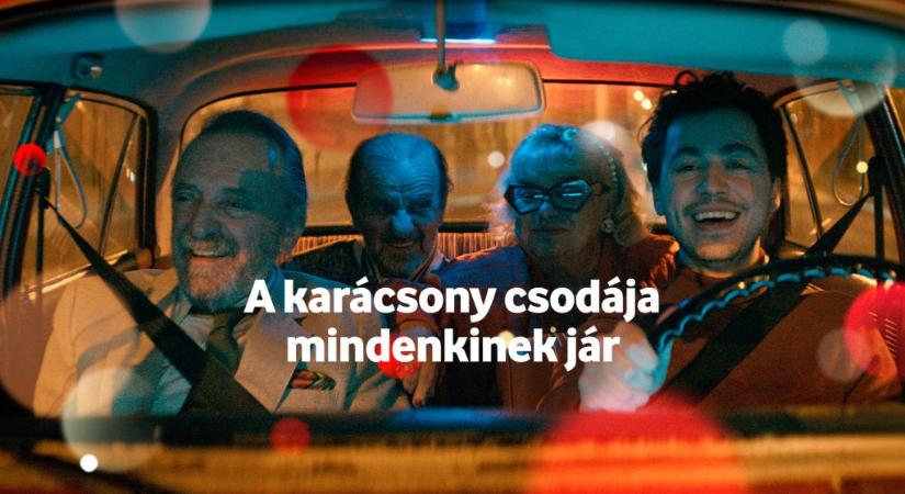 Színészlegendákkal fogott össze a Vodafone az utolsó karácsonyi kampányában