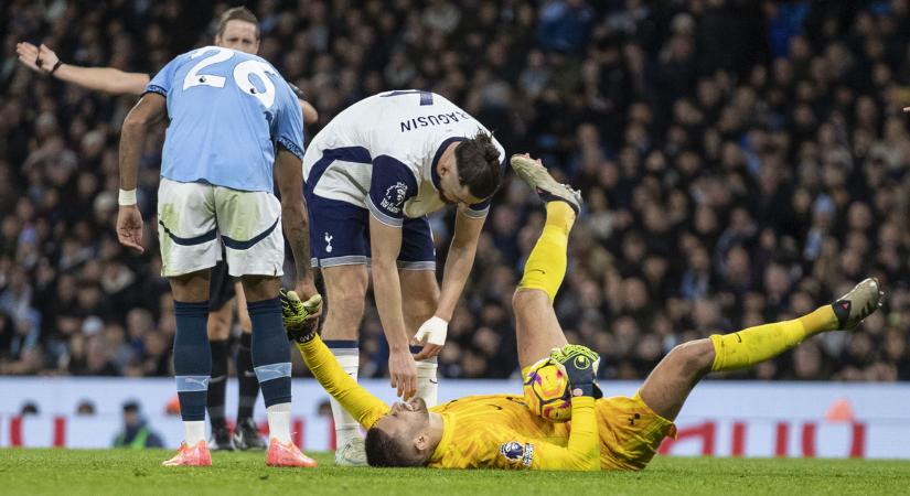 Műteni kellett a kapust, aki törött bokával védte ki a Manchester City szemét