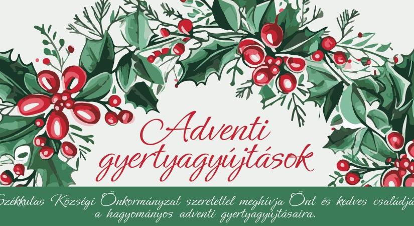 Meghitt adventi programok készülnek Székkutason