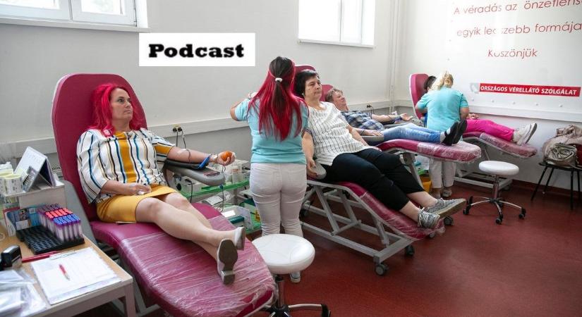 Szerdán újra nagyszabású véradást szervez a Rádió 1 Gong és a Magyar Vöröskereszt – podcast