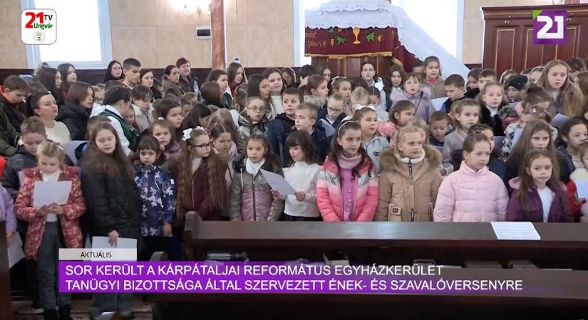 Aktuális (2024.11.26)Sor került a Kárpátaljai Кeformátus Egyházkerület Tanügyi Bizottsága által szervezett ének- és szavalóversenyre (videó)