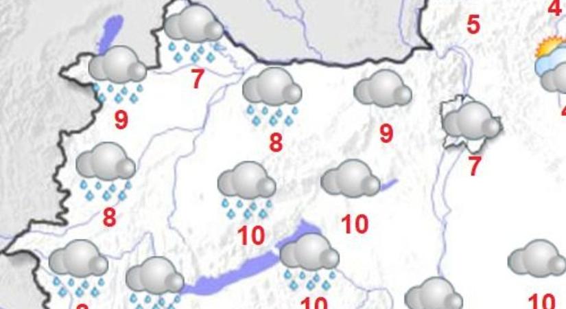 Nedves, párás, borongós - ilyen időjárás lesz szerdán