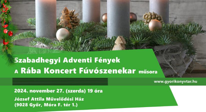 A Rába Koncert Fúvószenekar adventi műsora