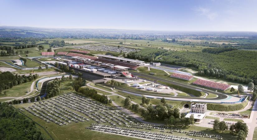 Időkapszulát helyeztek el a Hungaroring új főépületének alapkövében