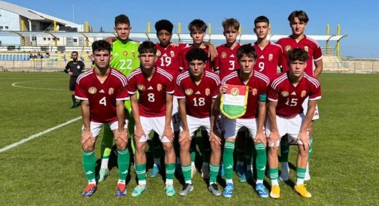 U15: A magyar válogatott győzelmet aratott első nemzetközi tornáján