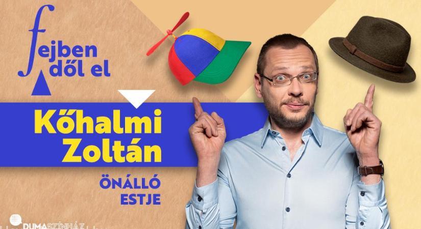 Fejben dől el – Kőhalmi Zoltán önálló estje Hevesen