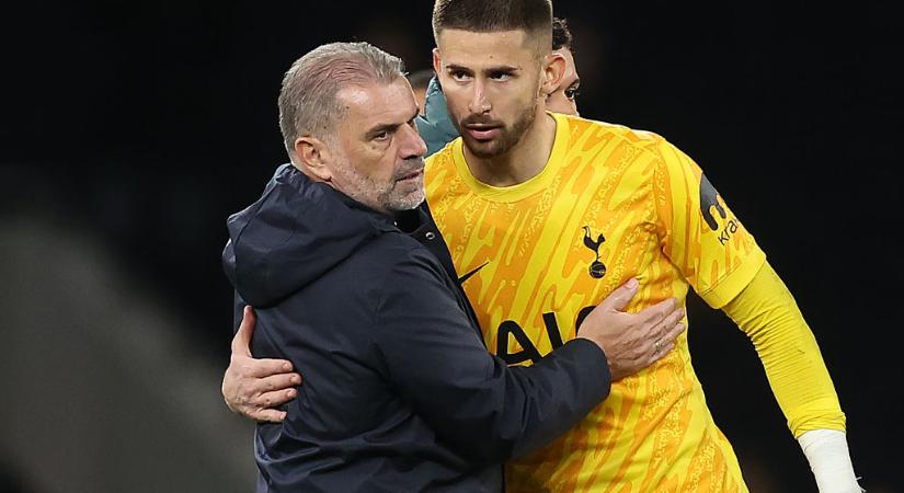 Tottenham: hónapokra kidőlt az első számú kapus, Ange Postecoglou senkit nem tervez venni a helyére