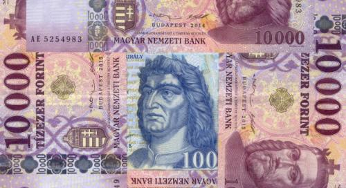 A forint halványan erősödött az euróval szemben