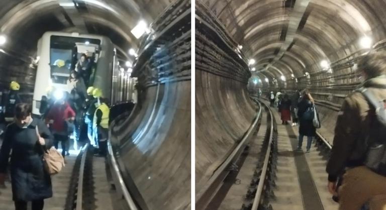 Fotókon és videón, ahogy kimenekítik a Duna alatt rekedt metró utasait