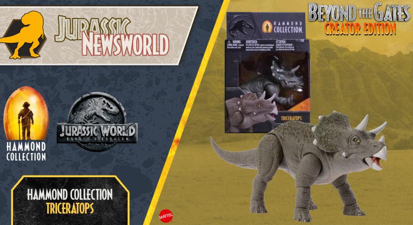 Jurassic Newsworld: Beyond The Gates - Hammond Collection Triceratops